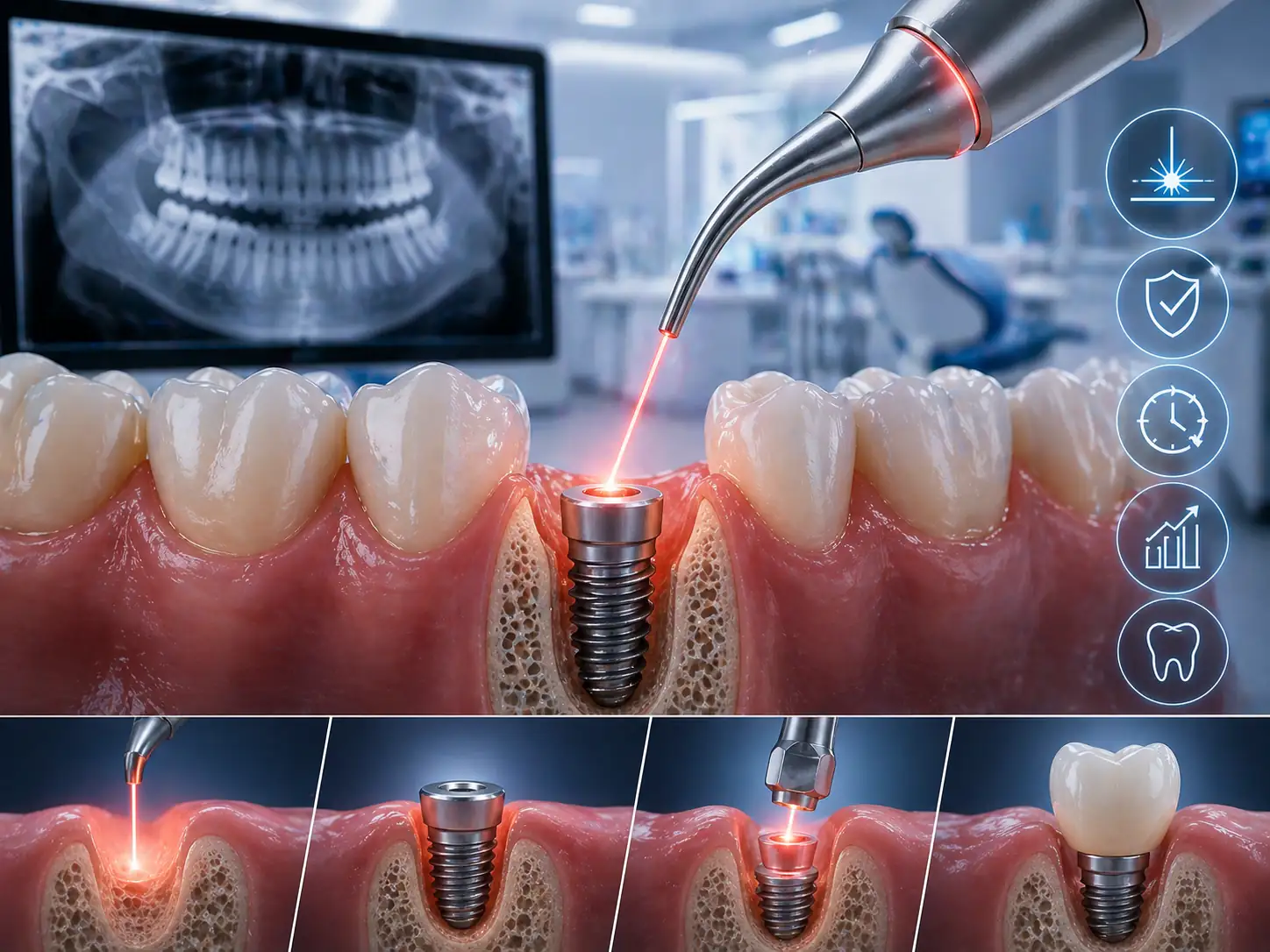 Lazer Destekli Implant 2