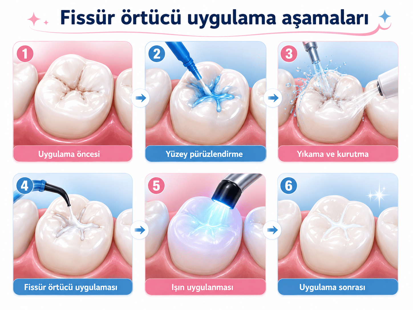 Çocuklarda ilk diş hekimi muayenesi ve koruyucu diş bakımı