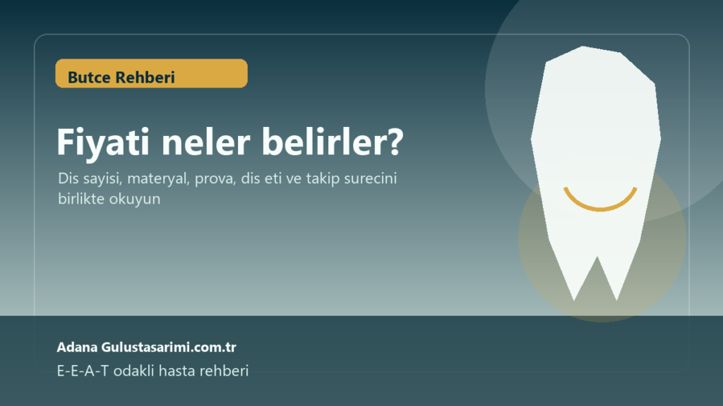 Adana diş estetiği fiyatını belirleyen unsurlar kapak görseli