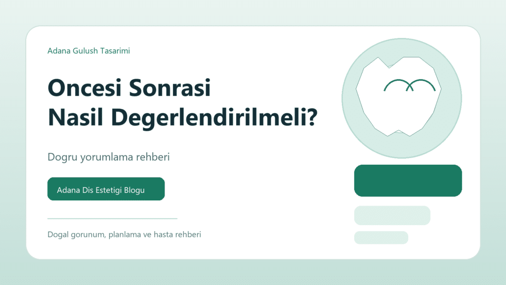 Adana dis estetigi oncesi sonrasi kapak gorseli